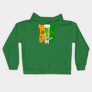 Good Luck-ST Patrick's Day Gifts Kids Hoodie